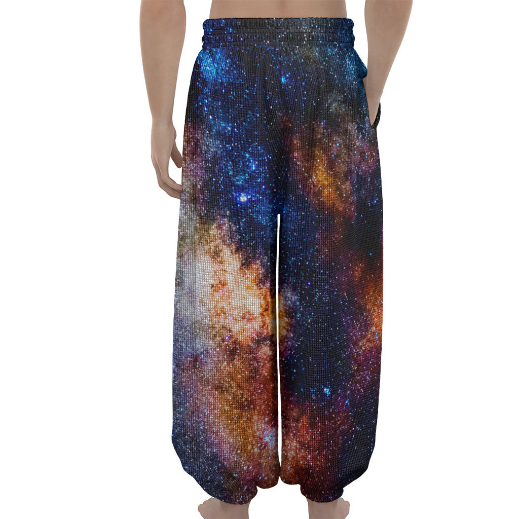 Milky Way Universe Galaxy Space Print Lantern Pants