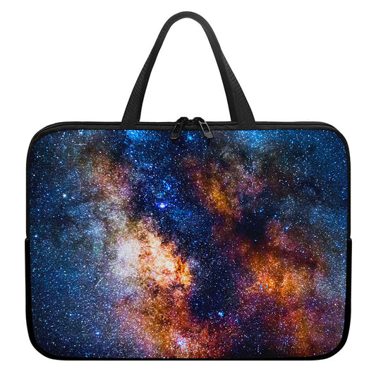 Milky Way Universe Galaxy Space Print Laptop Sleeve With Handle
