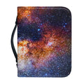 Milky Way Universe Galaxy Space Print Leather Bible Cover