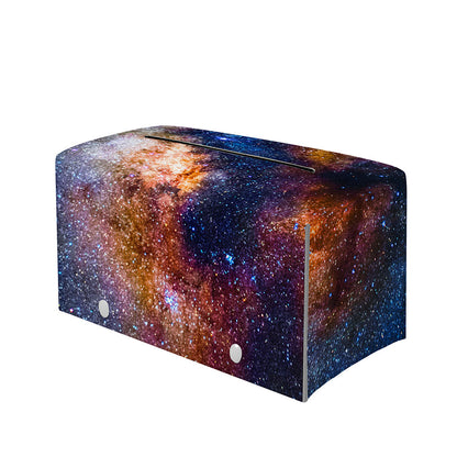Milky Way Universe Galaxy Space Print Leather Tissue Box Cover