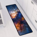 Milky Way Universe Galaxy Space Print Long Kitchen Mat