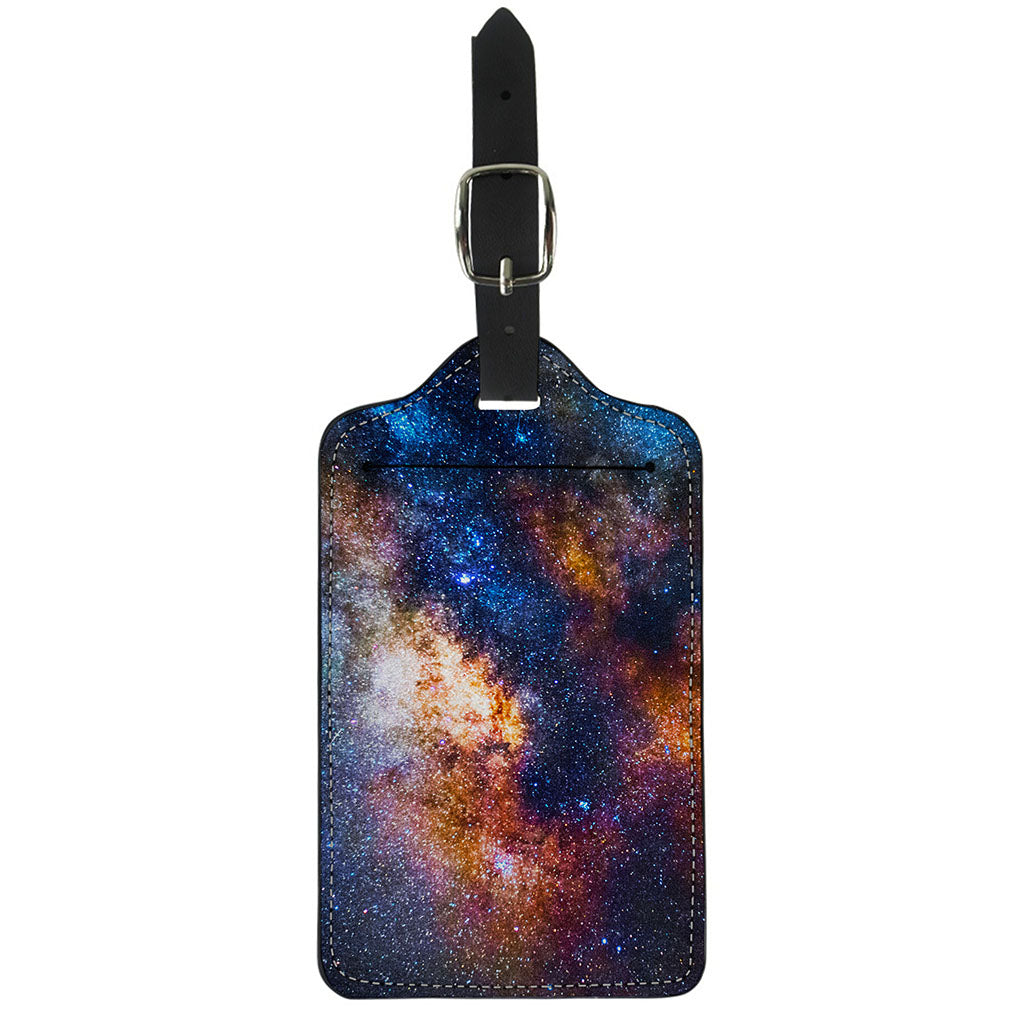 Milky Way Universe Galaxy Space Print Luggage Tag