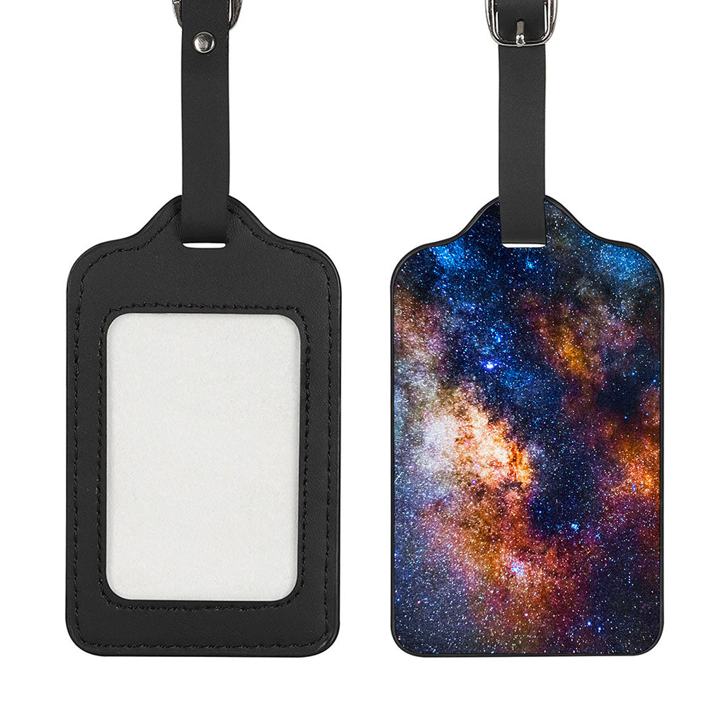 Milky Way Universe Galaxy Space Print Luggage Tag