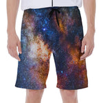 Milky Way Universe Galaxy Space Print Men's Beach Shorts