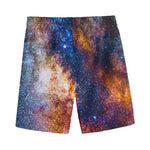 Milky Way Universe Galaxy Space Print Men's Sports Shorts