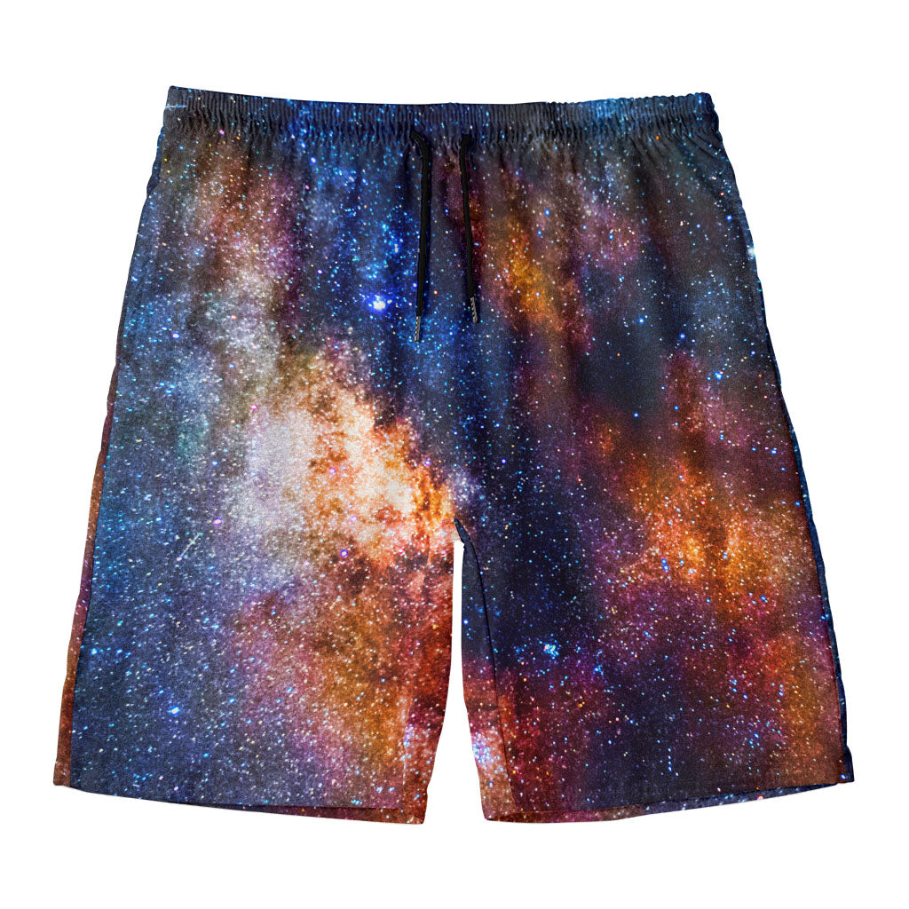 Milky Way Universe Galaxy Space Print Men's Swim Trunks