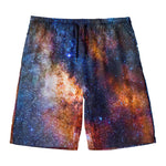 Milky Way Universe Galaxy Space Print Men's Swim Trunks