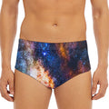 Milky Way Universe Galaxy Space Print Men's Triangle Swim Briefs