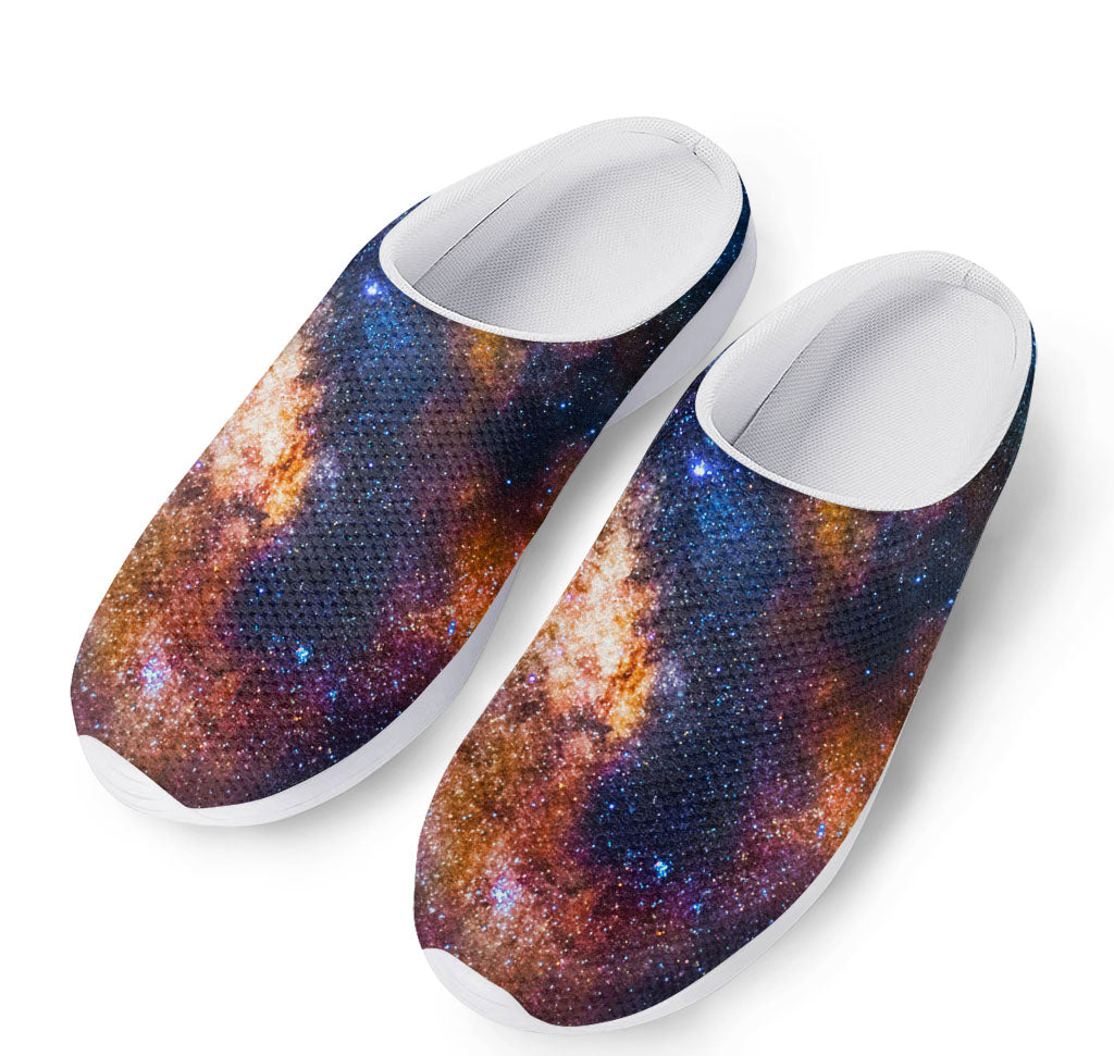 Milky Way Universe Galaxy Space Print Mesh Casual Shoes