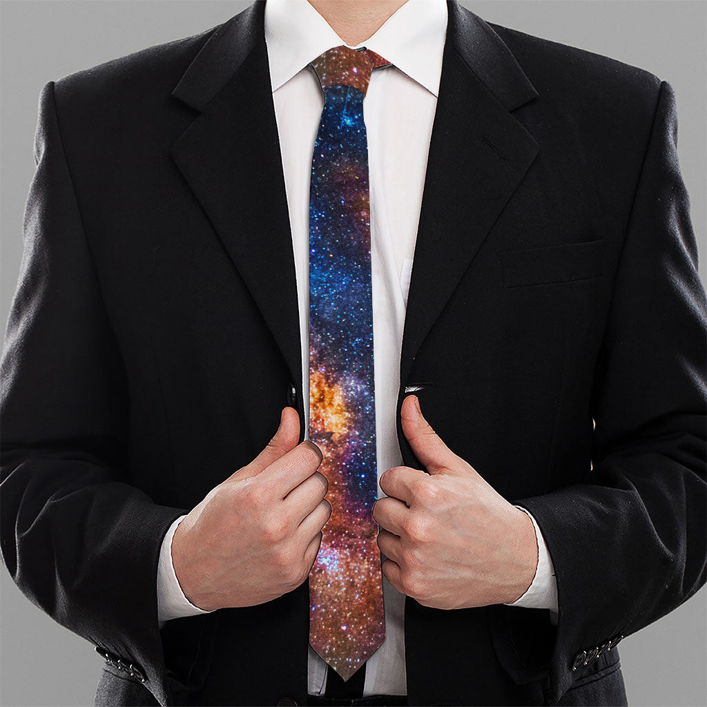 Milky Way Universe Galaxy Space Print Necktie