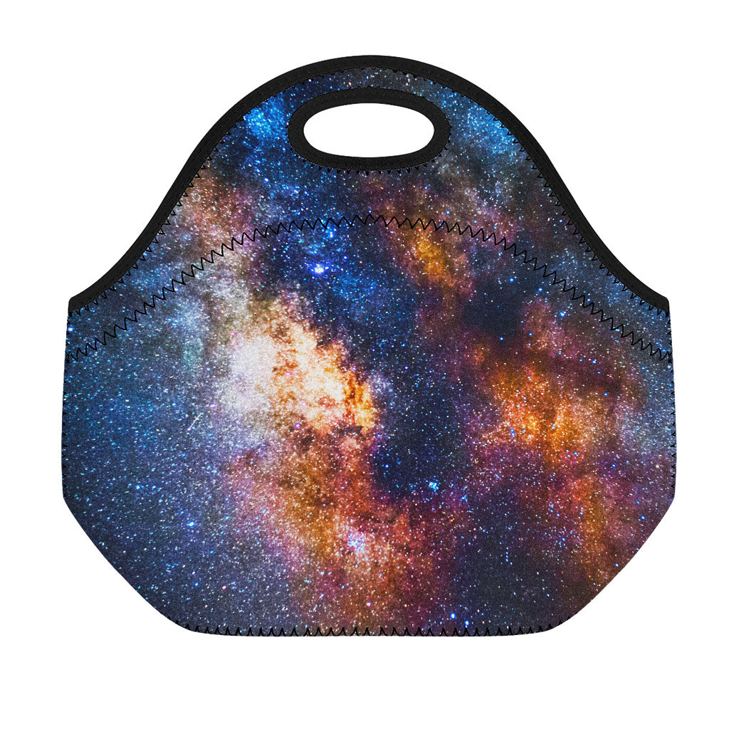 Milky Way Universe Galaxy Space Print Neoprene Lunch Bag
