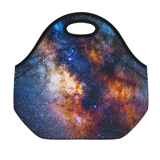 Milky Way Universe Galaxy Space Print Neoprene Lunch Bag