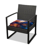 Milky Way Universe Galaxy Space Print Outdoor Seat Cushion Cover