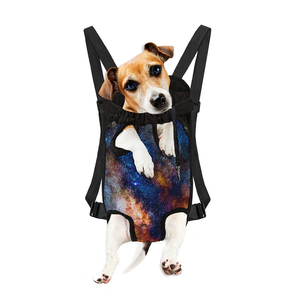 Milky Way Universe Galaxy Space Print Pet Carrier Backpack