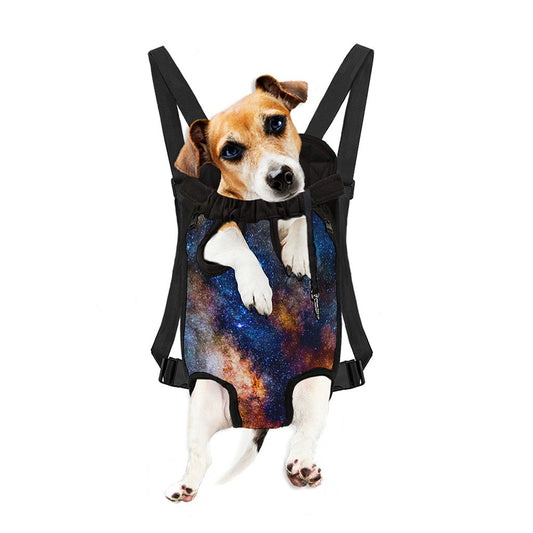 Milky Way Universe Galaxy Space Print Pet Carrier Backpack