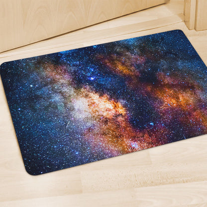 Milky Way Universe Galaxy Space Print Polyester Doormat