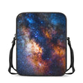 Milky Way Universe Galaxy Space Print Rectangular Crossbody Bag