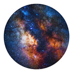 Milky Way Universe Galaxy Space Print Round Blanket