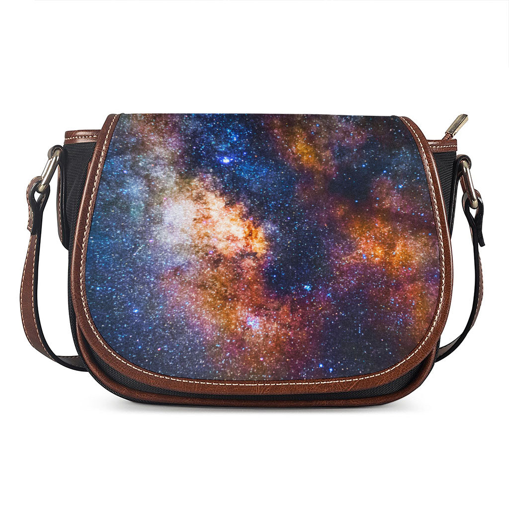 Milky Way Universe Galaxy Space Print Saddle Bag