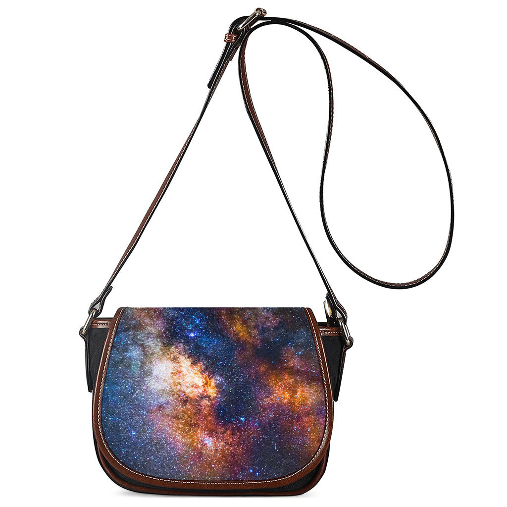 Milky Way Universe Galaxy Space Print Saddle Bag