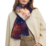 Milky Way Universe Galaxy Space Print Scarf