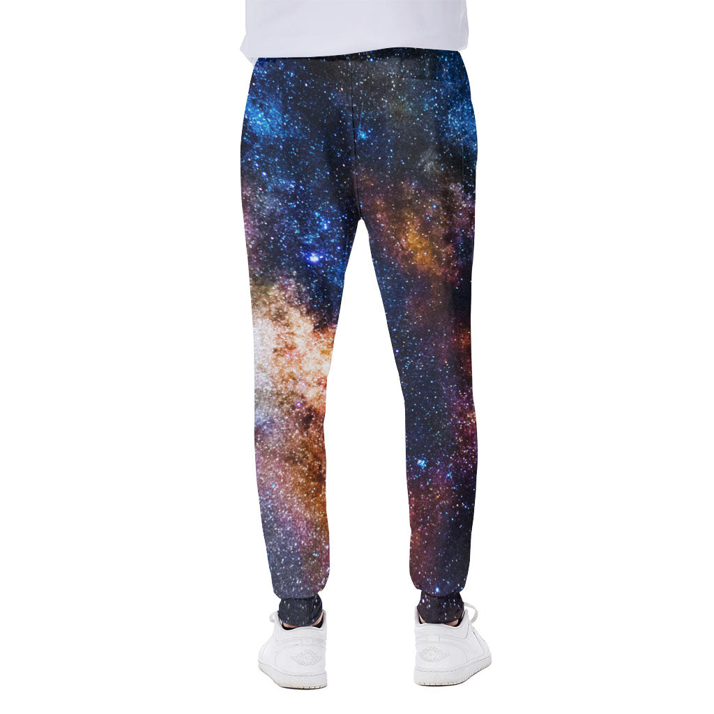 Milky Way Universe Galaxy Space Print Scuba Joggers
