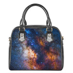 Milky Way Universe Galaxy Space Print Shoulder Handbag