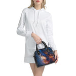 Milky Way Universe Galaxy Space Print Shoulder Handbag