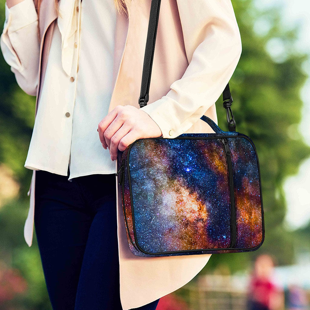Milky Way Universe Galaxy Space Print Shoulder Strap Bible Bag