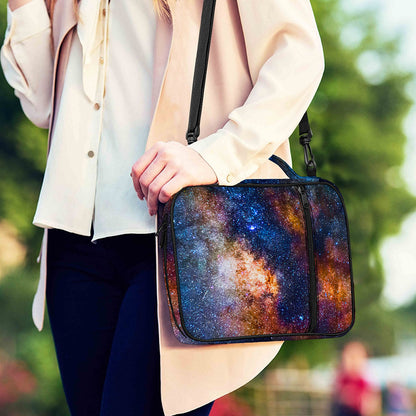 Milky Way Universe Galaxy Space Print Shoulder Strap Bible Bag