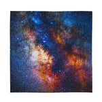 Milky Way Universe Galaxy Space Print Silk Bandana