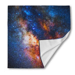 Milky Way Universe Galaxy Space Print Silk Bandana