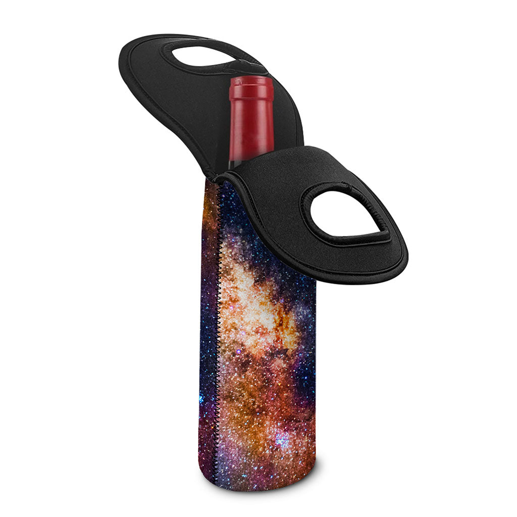 Milky Way Universe Galaxy Space Print Single Neoprene Wine Tote