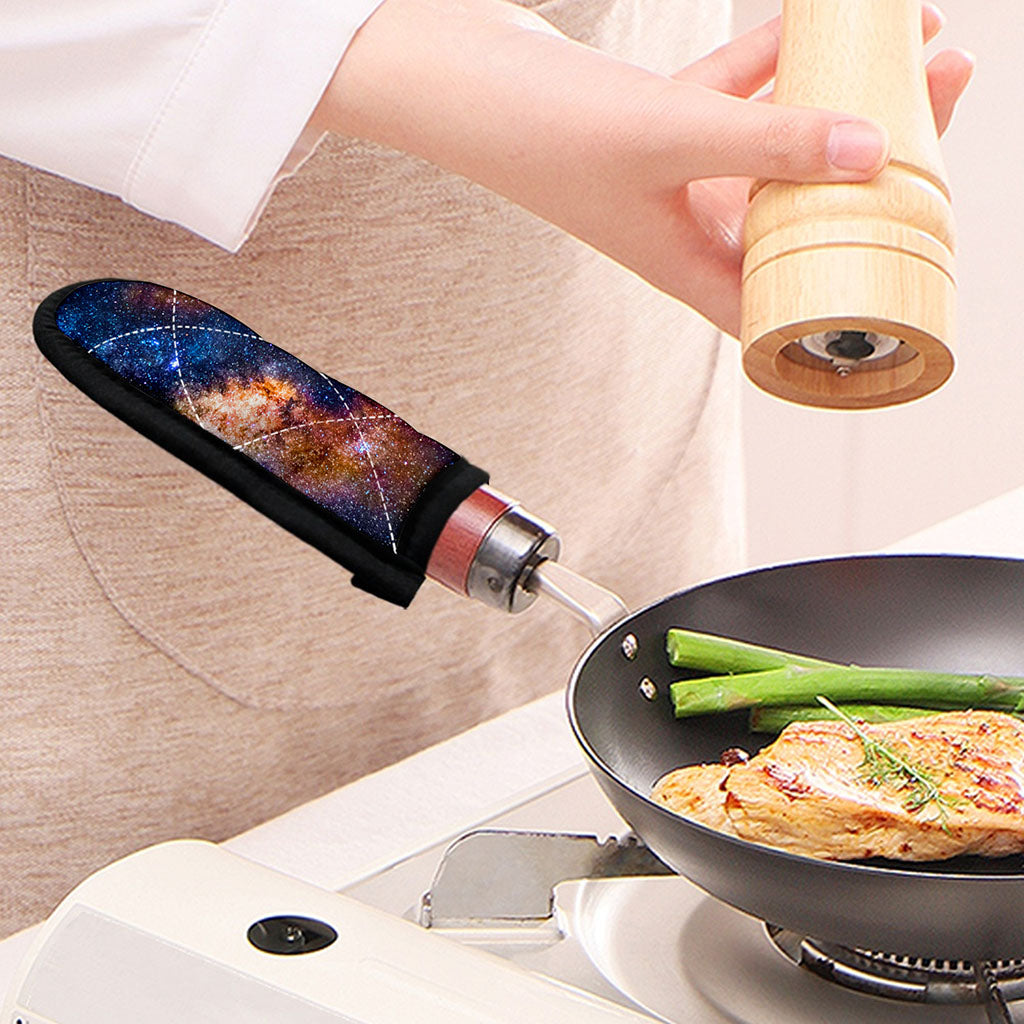 Milky Way Universe Galaxy Space Print Skillet Handle Cover