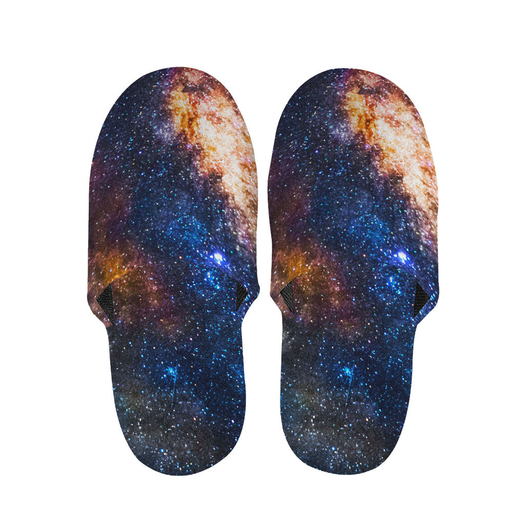 Milky Way Universe Galaxy Space Print Slippers