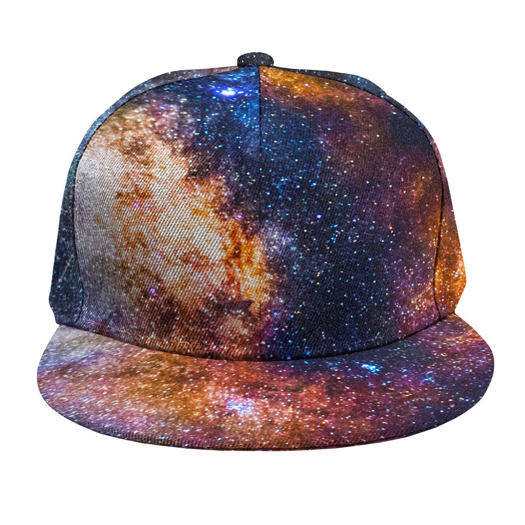 Milky Way Universe Galaxy Space Print Snapback Cap