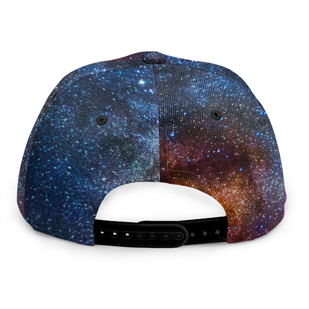 Milky Way Universe Galaxy Space Print Snapback Cap