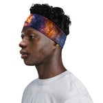 Milky Way Universe Galaxy Space Print Sports Headband