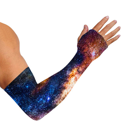 Milky Way Universe Galaxy Space Print Sun Protection Arm Sleeves