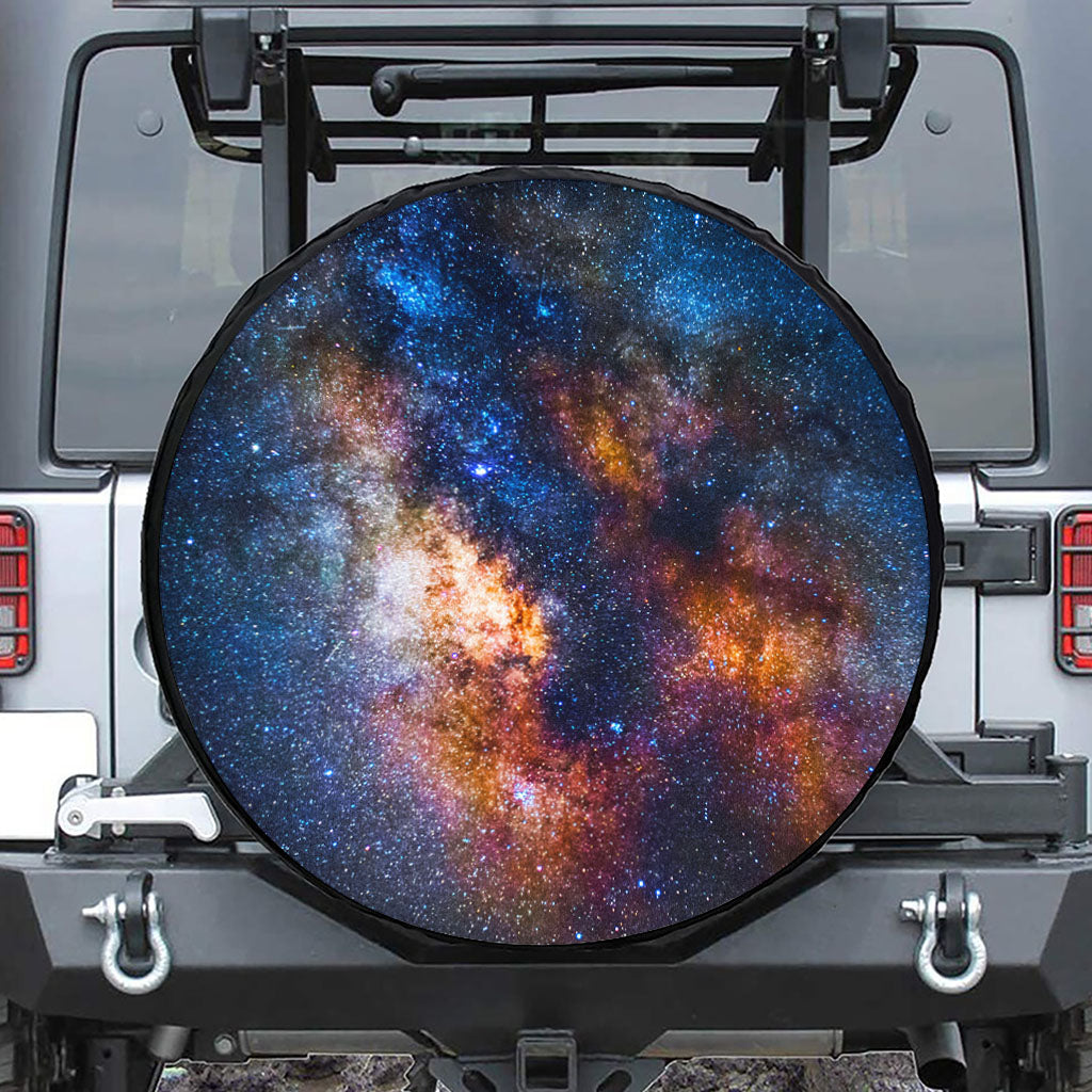 Milky Way Universe Galaxy Space Print Tire Cover