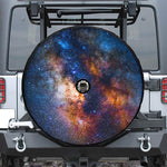 Milky Way Universe Galaxy Space Print Tire Cover With Camera Hole