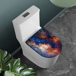 Milky Way Universe Galaxy Space Print Toilet Lid Cover