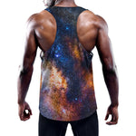 Milky Way Universe Galaxy Space Print Training Tank Top