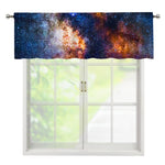 Milky Way Universe Galaxy Space Print Window Valance