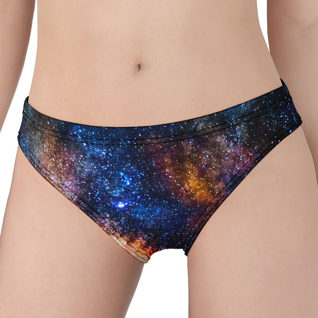 Milky Way Universe Galaxy Space Print Women's Panties