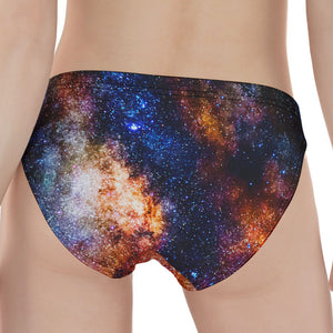 Milky Way Universe Galaxy Space Print Women's Panties