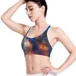 Milky Way Universe Galaxy Space Print Women's Sports Bra
