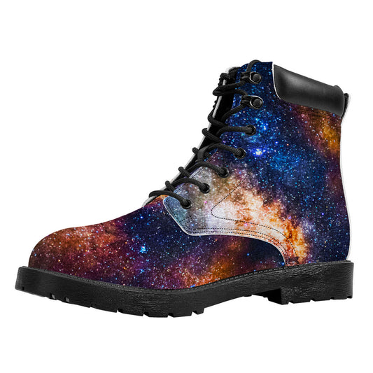 Milky Way Universe Galaxy Space Print Work Boots