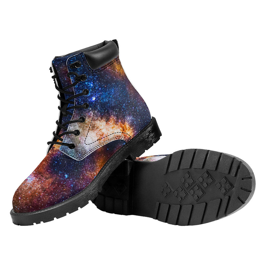 Milky Way Universe Galaxy Space Print Work Boots