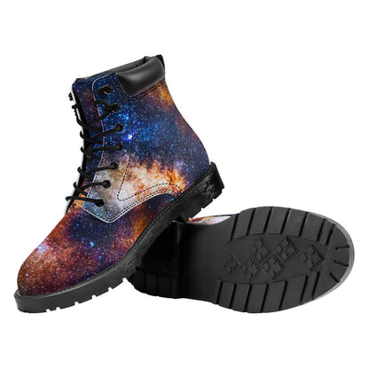 Milky Way Universe Galaxy Space Print Work Boots